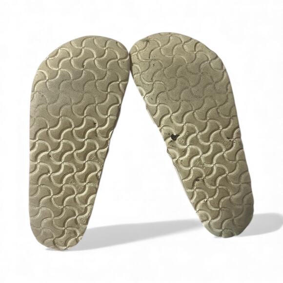 Birkenstock Mayari Birko-Flor Women’s Sz 38 White Strappy Sandals Used US 7.5 - Picture 6 of 7